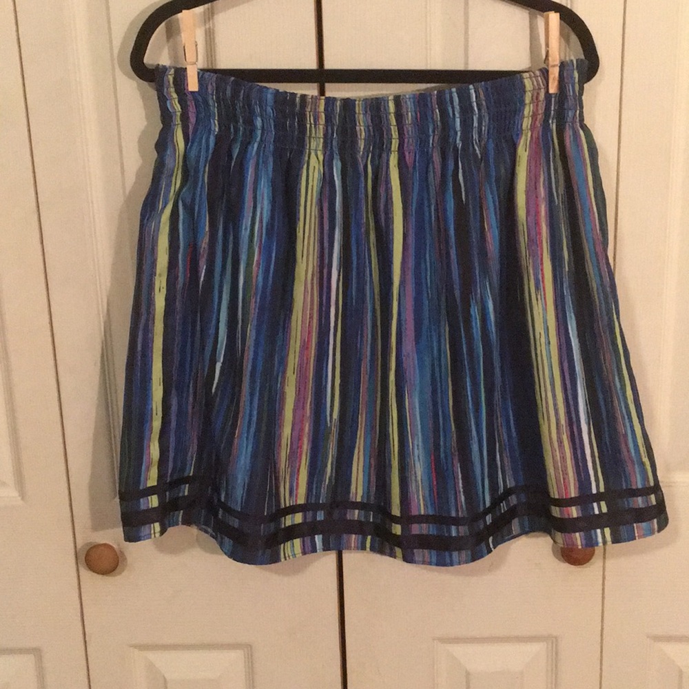 Calvin Klein Multicolored A-Line Skirt